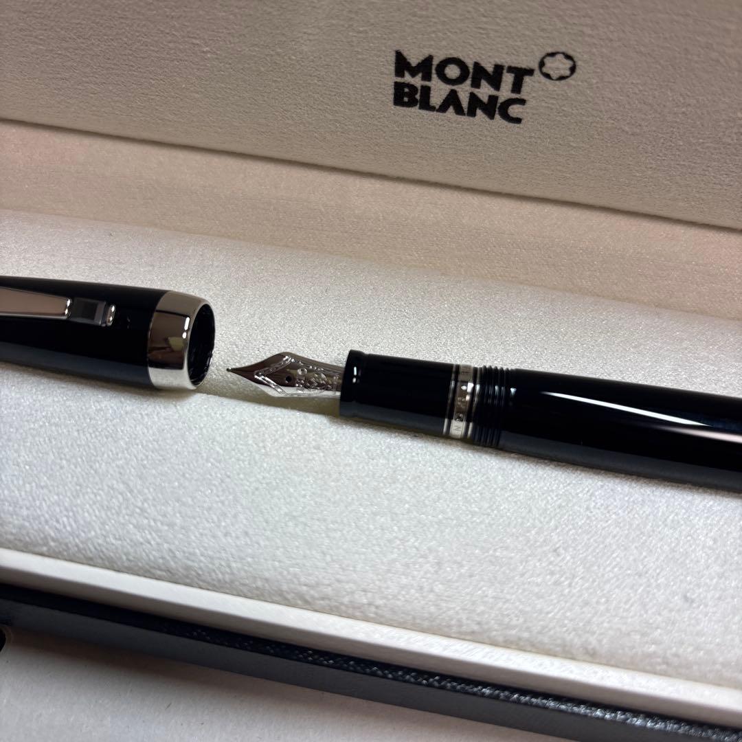 新品 montblancモンブラン 万年筆 ボエム ノワール 字幅F