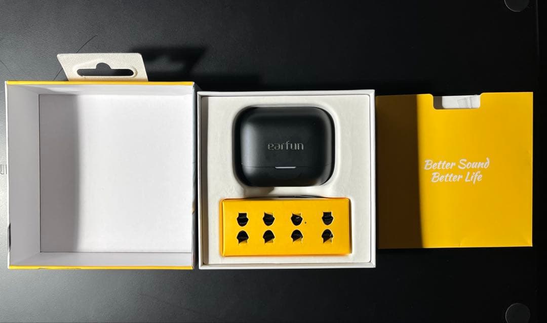 【美品】EarFun Air Pro 4+（最新モデル）ノイキャン・ハイレゾ対応