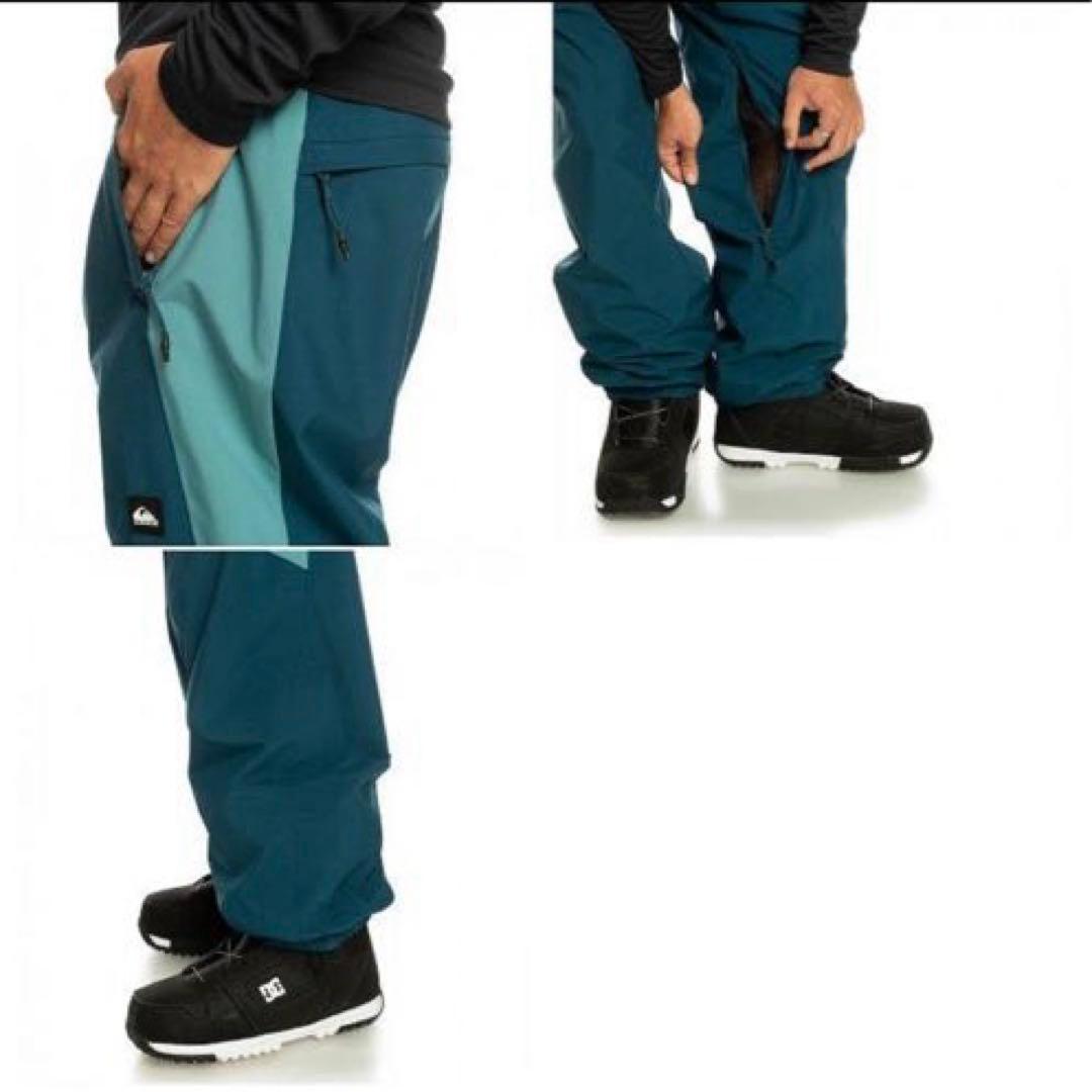 1回着用！QUIKSILVER メンズ スノボ パンツ Mサイズ