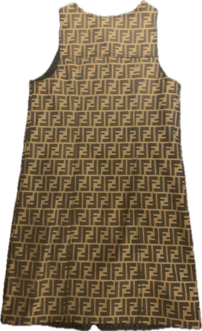 Fendi 美品　ズッカ　リバーシブル　ノースリーブワンピース