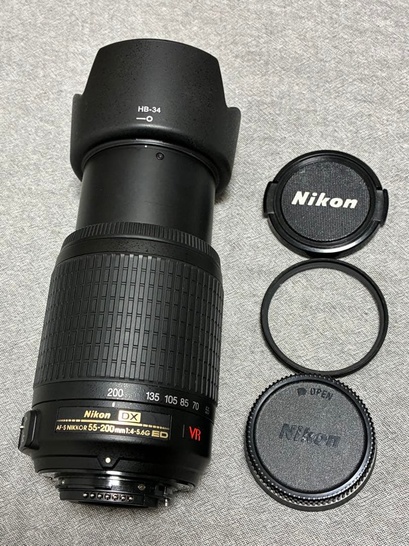 ⭐️美品⭐️ Nikon 55-200mm f/4-5.6G ED VR 望遠レンズ