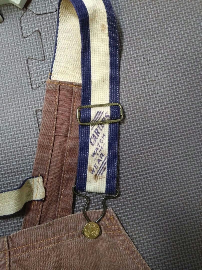 CARTER'S 50s ヴィンテージブラウン オーバーオール
