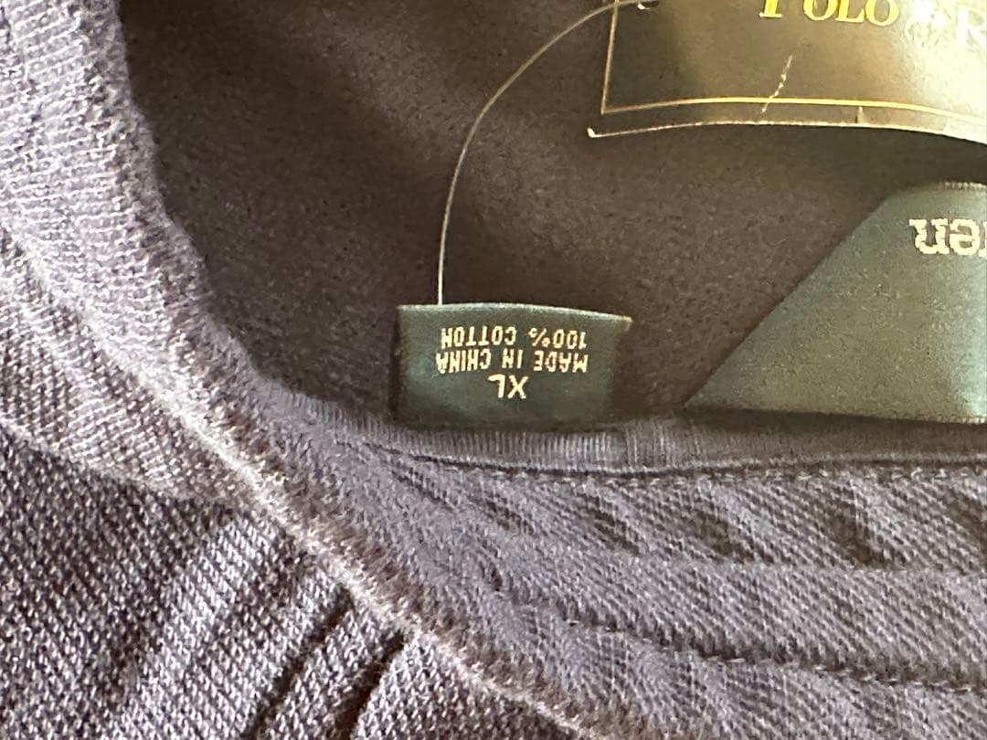 未使用品　90s ポロ・ラルフ・ローレン トラック　ジャージパンツ ネイビー