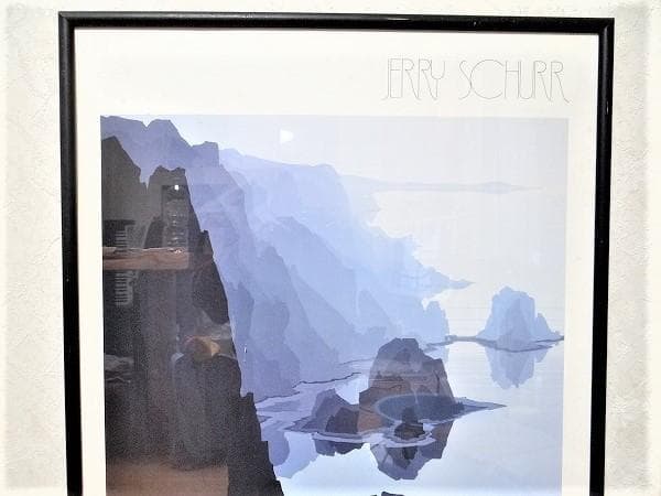 80年代 ジェリー・シュル セリグラフ シルクスクリーン アートポスター 当時物