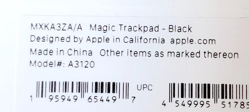 極上優良品｜最新｜USB-C｜ブラック｜Apple Magic Trackpad