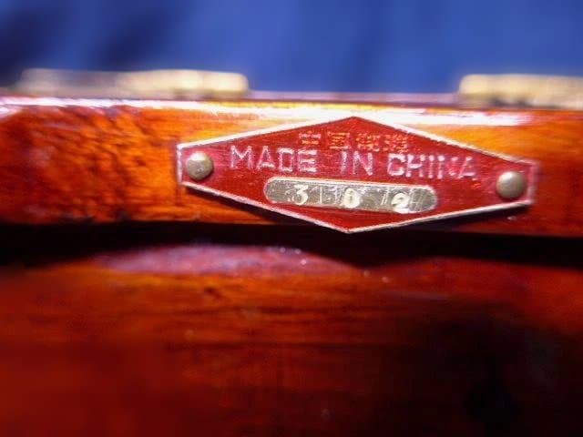 中国上海の伝統工芸　ジュエリーボックス　木製　ヴィンテージ　です