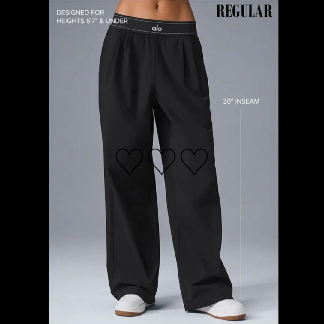 Alo Yoga パンツ アローヨガ Sサイズ　スーツアップトラウザー　ブラック