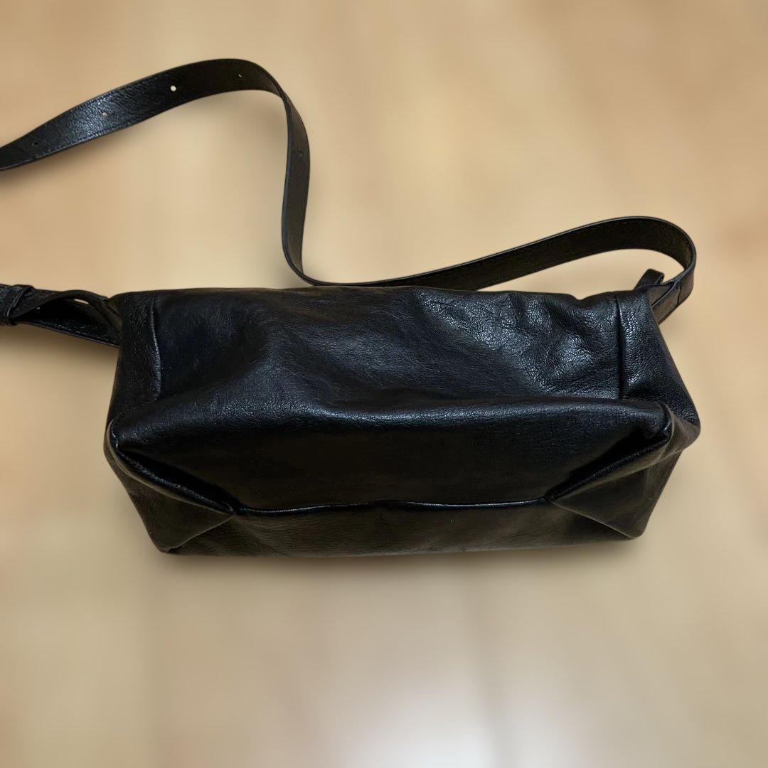 ear ショルダーバッグ バッグ 「本革/220g」ボックスショルダーバッグ