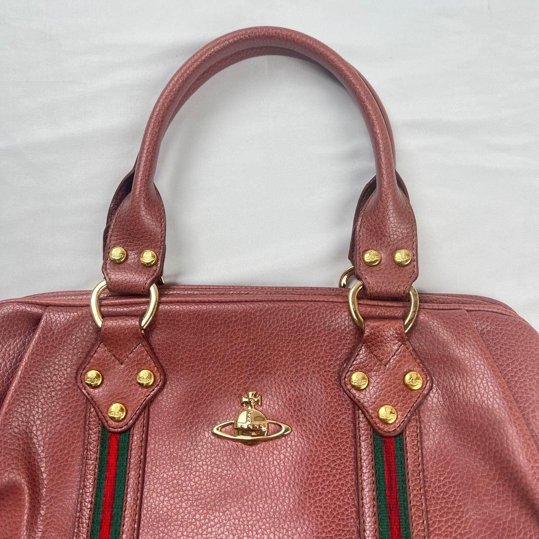 バッグ Vivienne Westwood leather boston bag