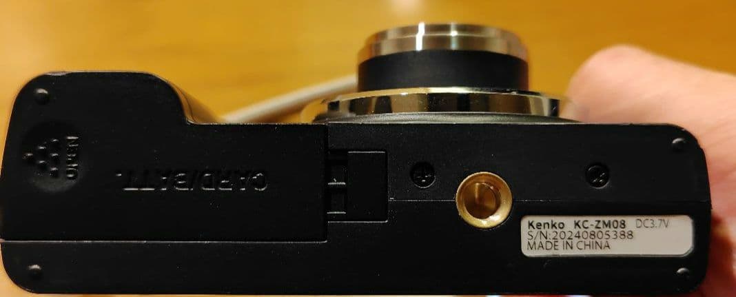 Kenko KC-ZM08 コンパクトデジタルカメラ 美品 SD付 初心者向け