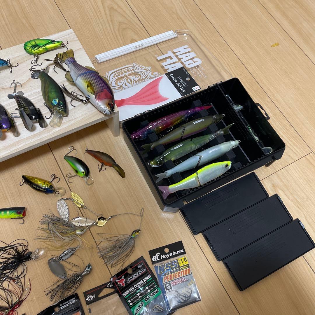 バス釣り引退セット　ルアー&ワーム