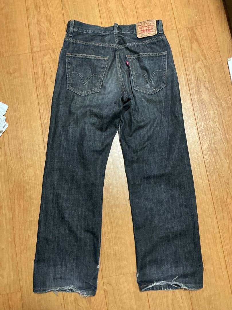 Levi's 569 ブラックデニム W30 L30 Dead Stock