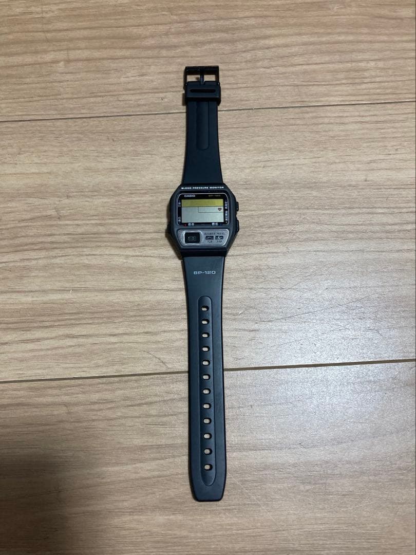Casio デジタル腕時計 ブラック　BP-120 脈拍