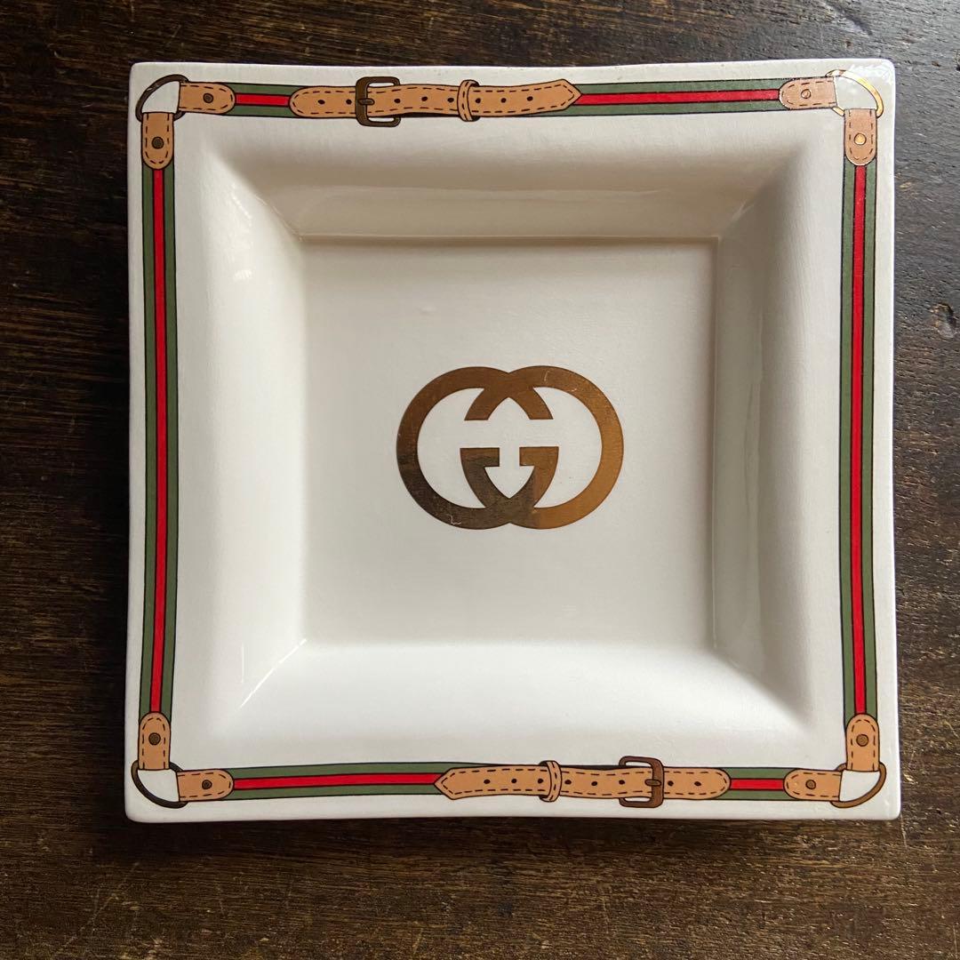オールドグッチ　灰皿　GUCCI 箱付き　未使用品　美品　アッシュトレイ