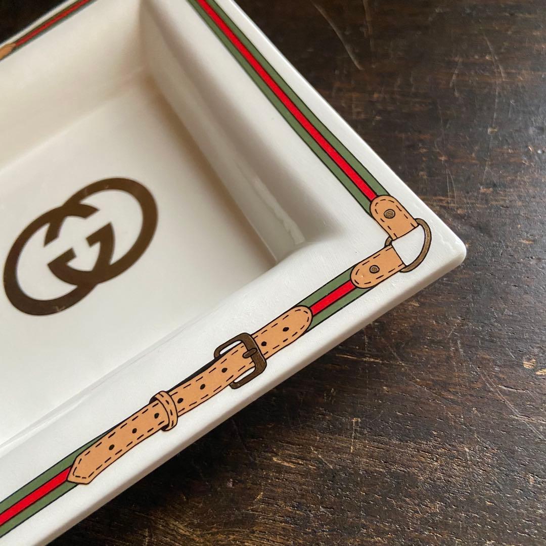 オールドグッチ　灰皿　GUCCI 箱付き　未使用品　美品　アッシュトレイ