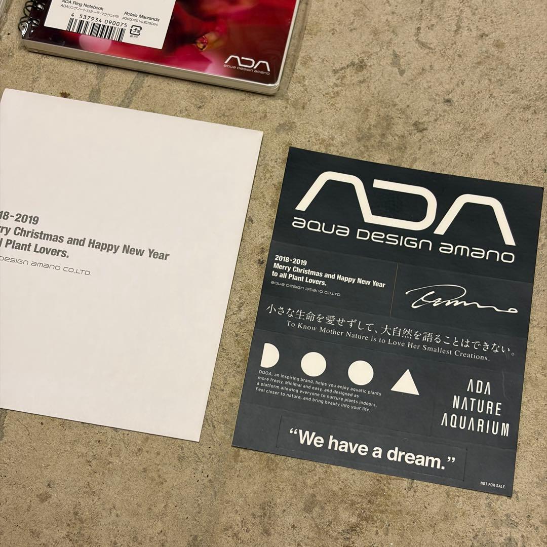 ★希少【新品、セット販売】ADA クリアしおり、リングノート、ステッカー