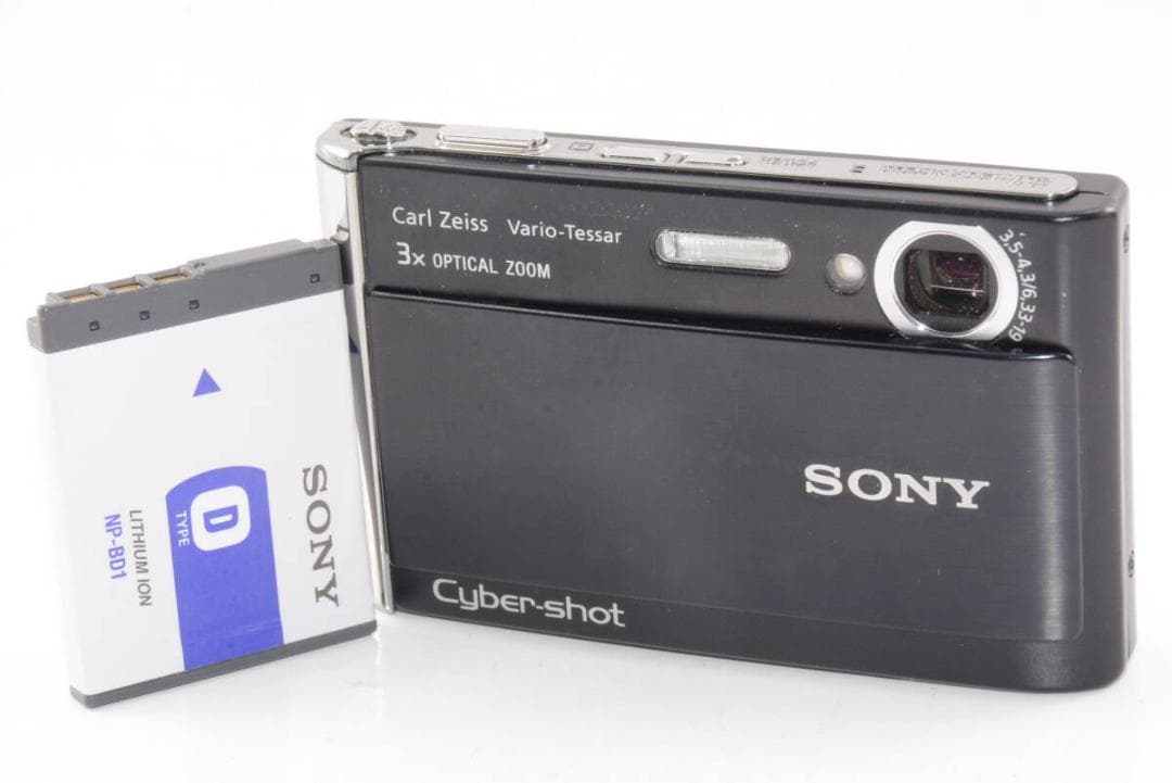 希少! SONY Cyber-shot DSC-T70 ブラック コンデジ