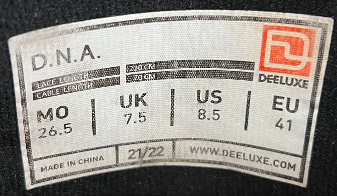 【即日発送】DEELUXE スノボ　D.N.A. 26.5cm 21-22モデル