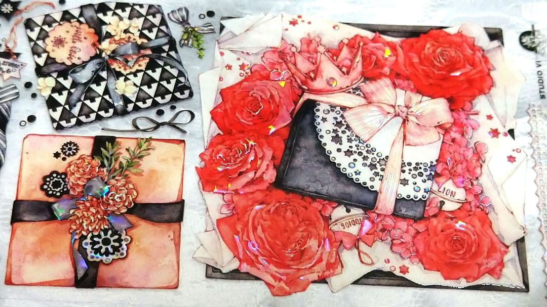 のこり２✩SALE✩J283＃GraceGift(贝壳光)切売り海外人物マステ