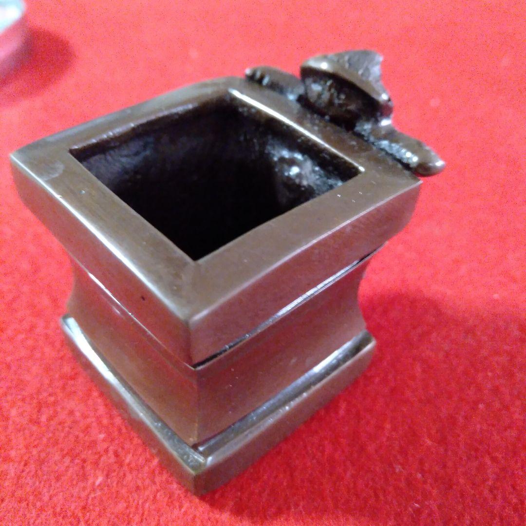 唐銅製　七種蓋置