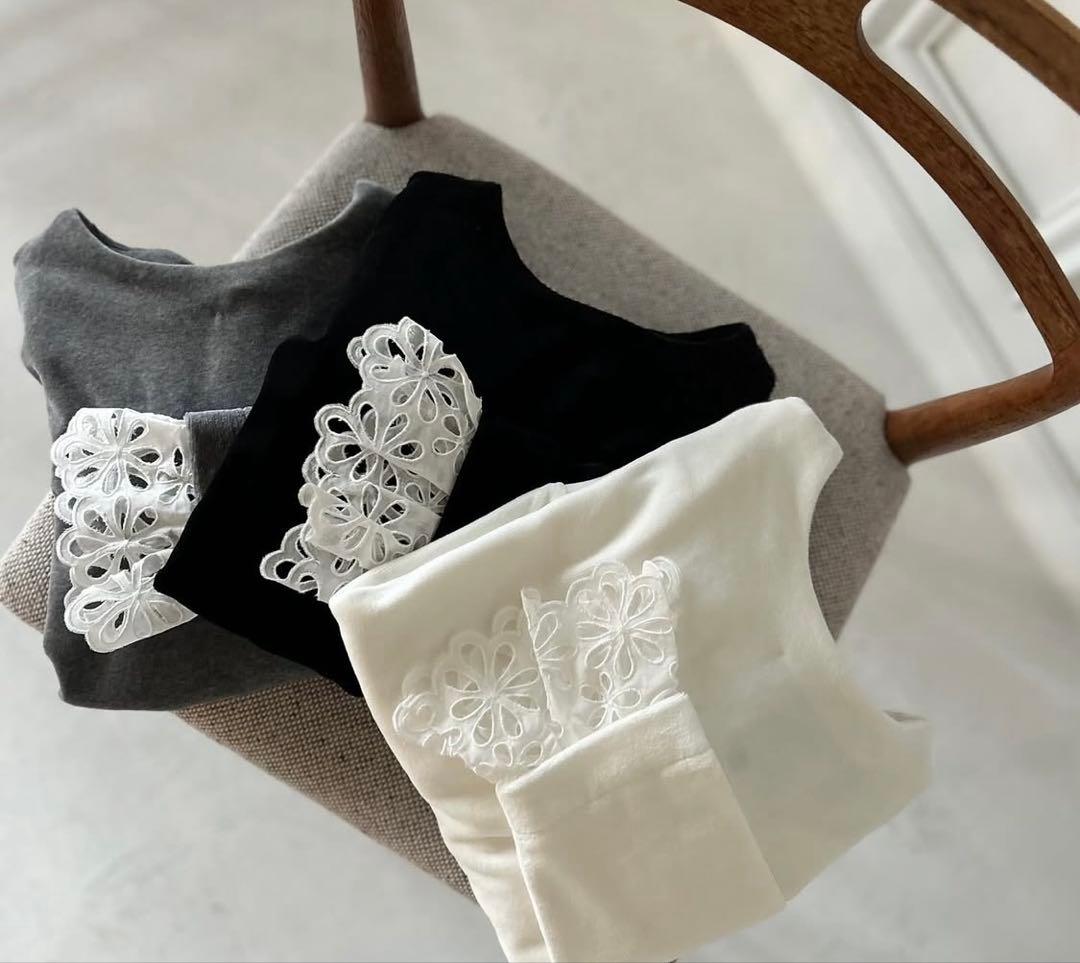 SALE girlish ガーリッシュ St.cecilia クララトップス 白