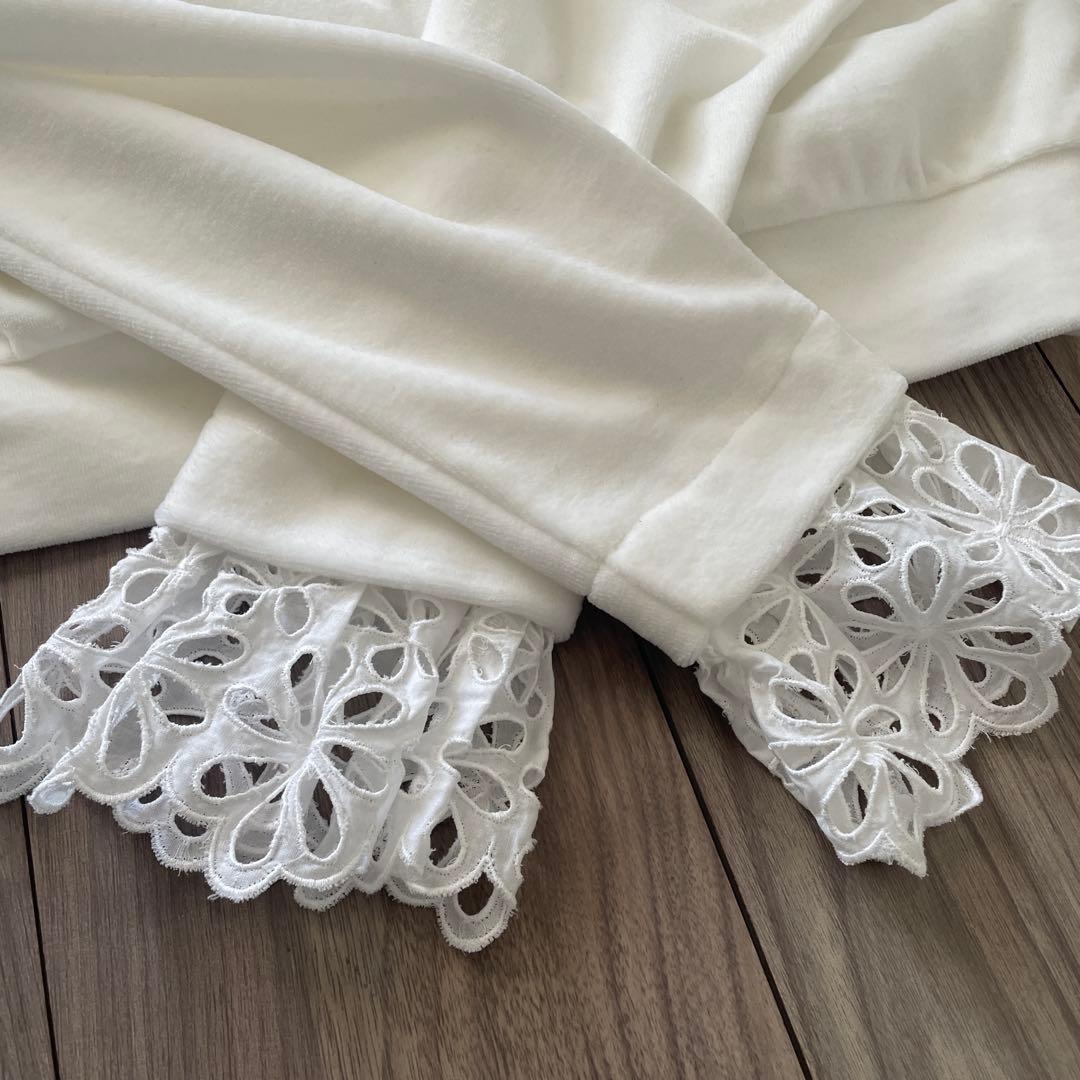 SALE girlish ガーリッシュ St.cecilia クララトップス 白