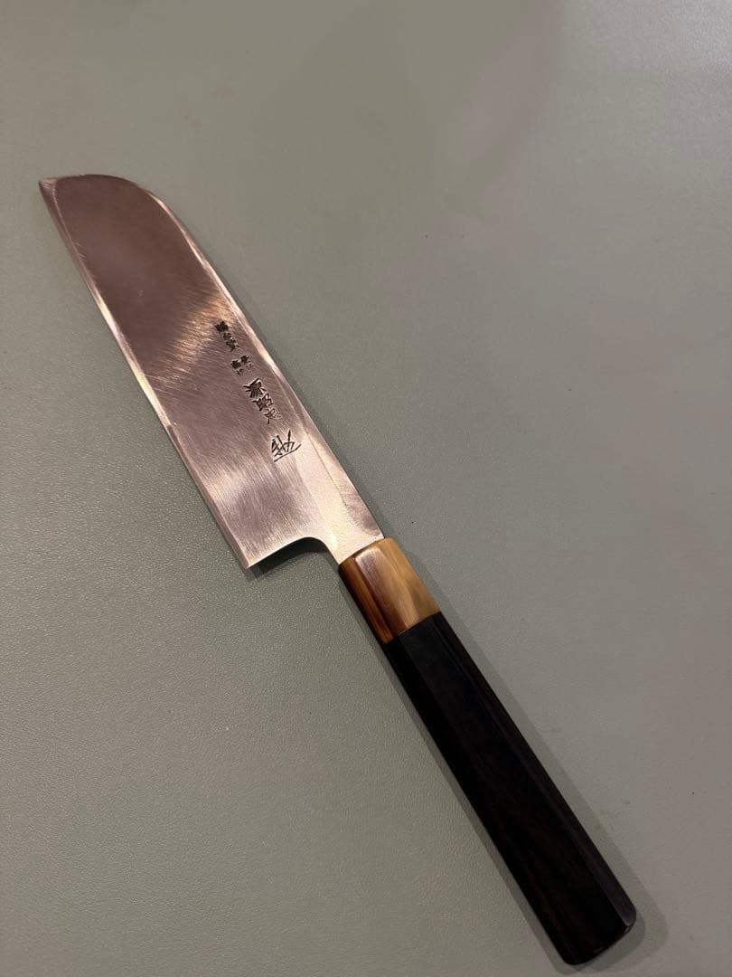 水野鍛錬所　源昭忠　青鋼DX　鎌薄刃 7寸