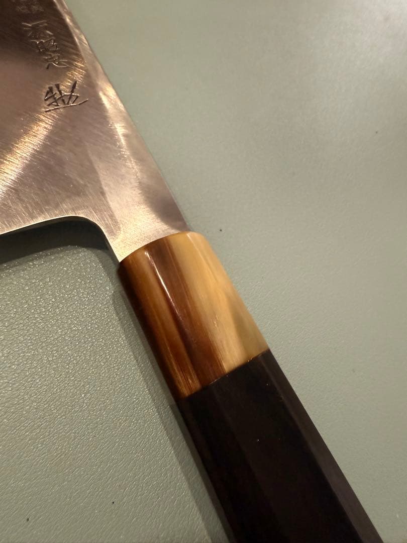 水野鍛錬所　源昭忠　青鋼DX　鎌薄刃 7寸