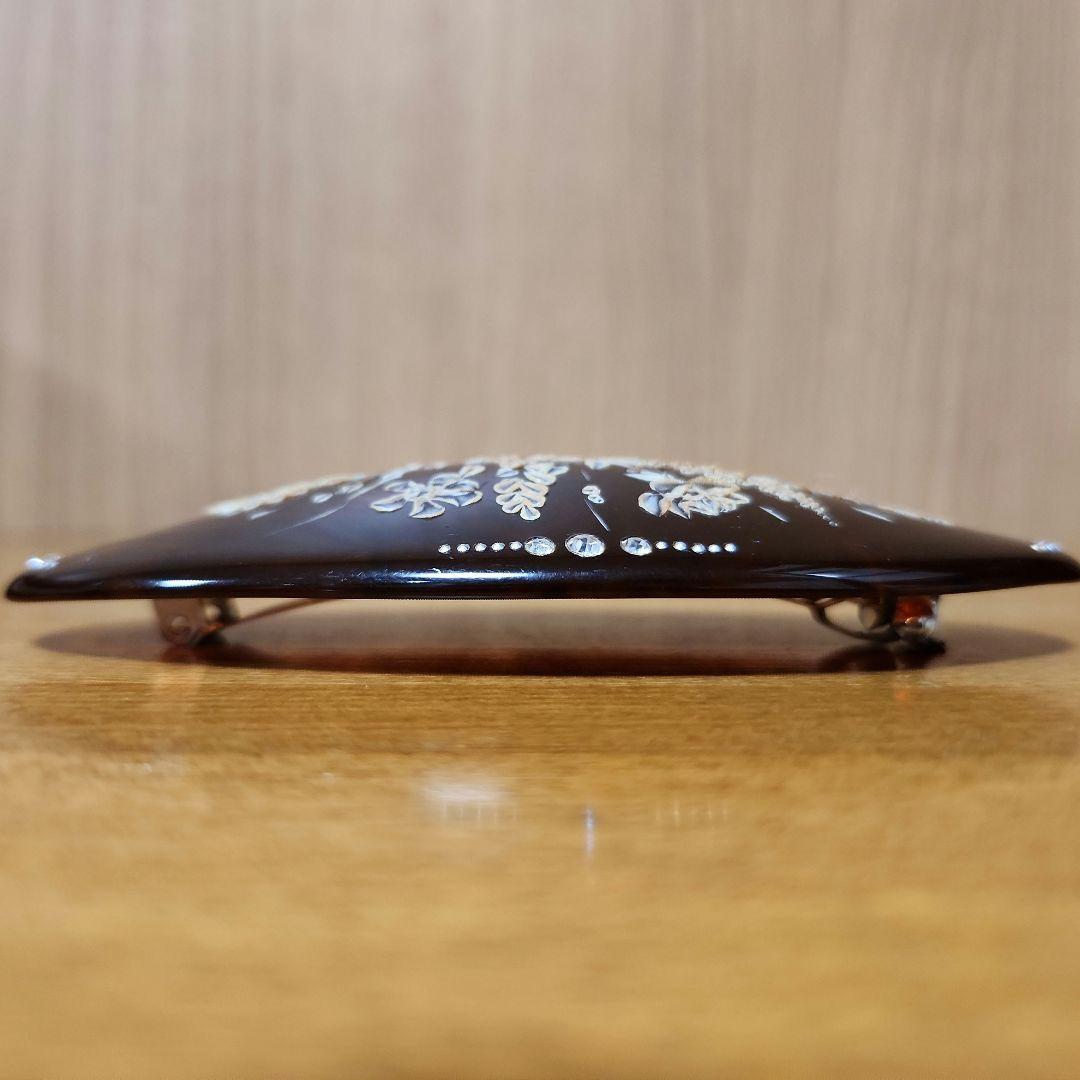 miiko ginta ④⑦ imac花フラワー花束 べっ甲っぽいバレッタ