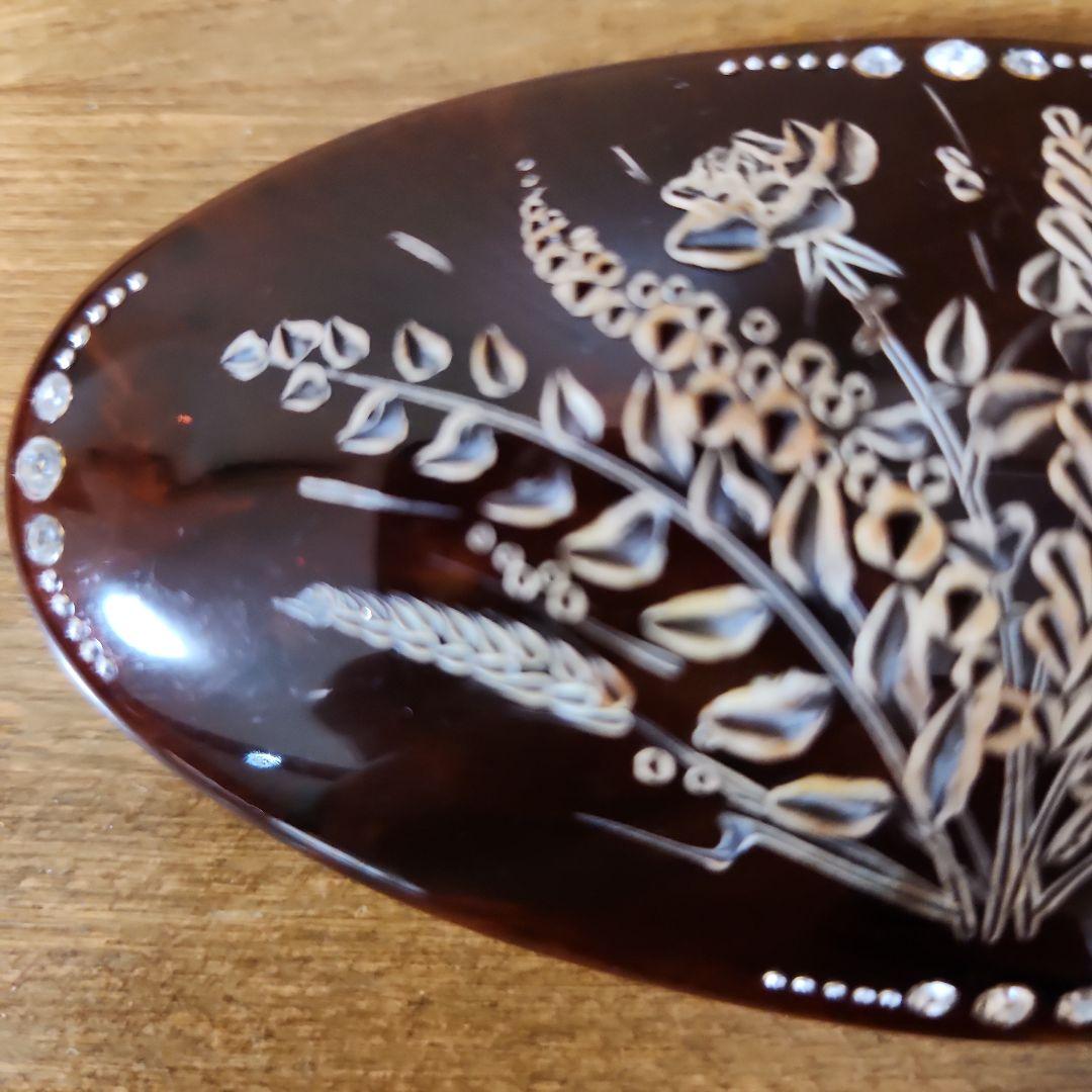 miiko ginta ④⑦ imac花フラワー花束 べっ甲っぽいバレッタ