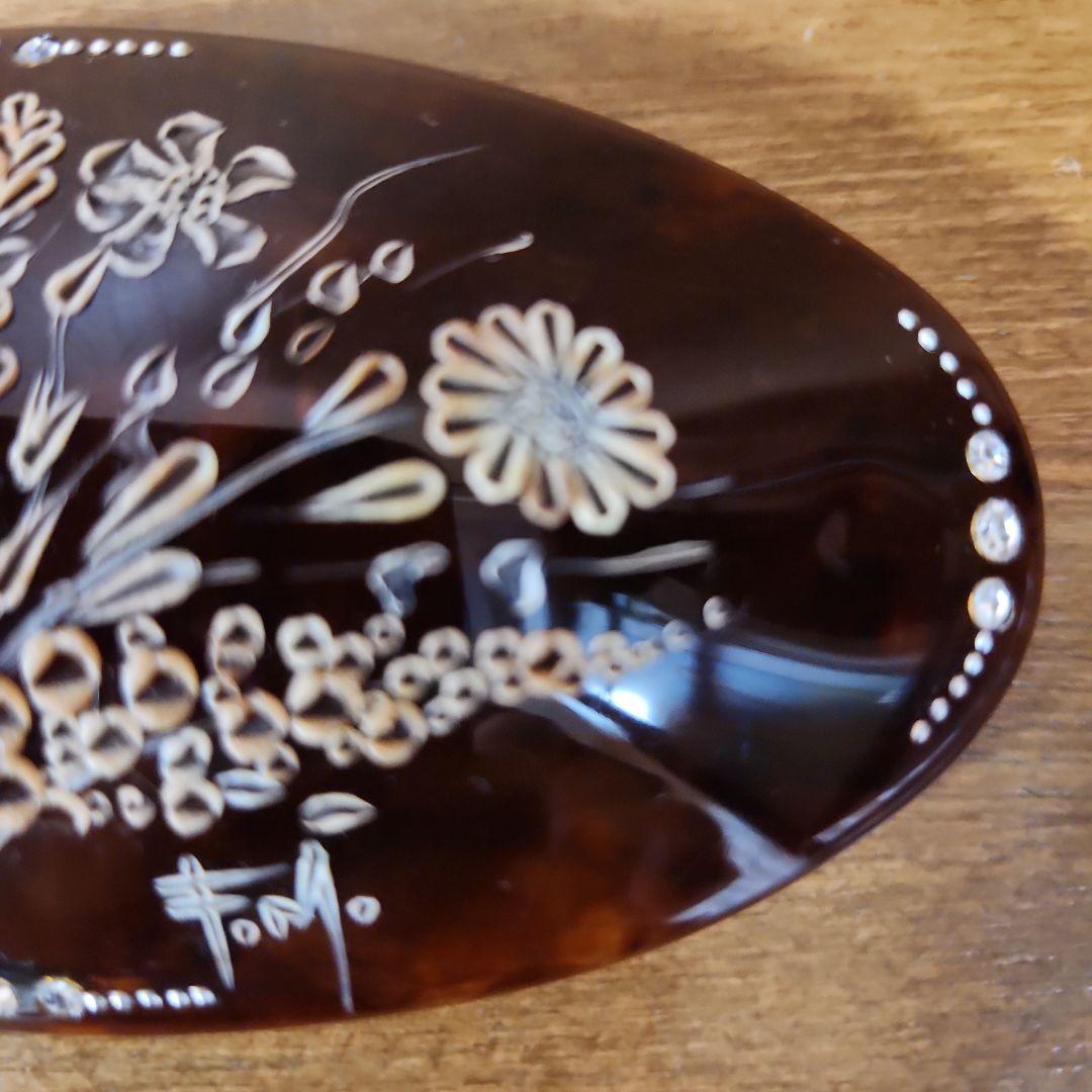 miiko ginta ④⑦ imac花フラワー花束 べっ甲っぽいバレッタ