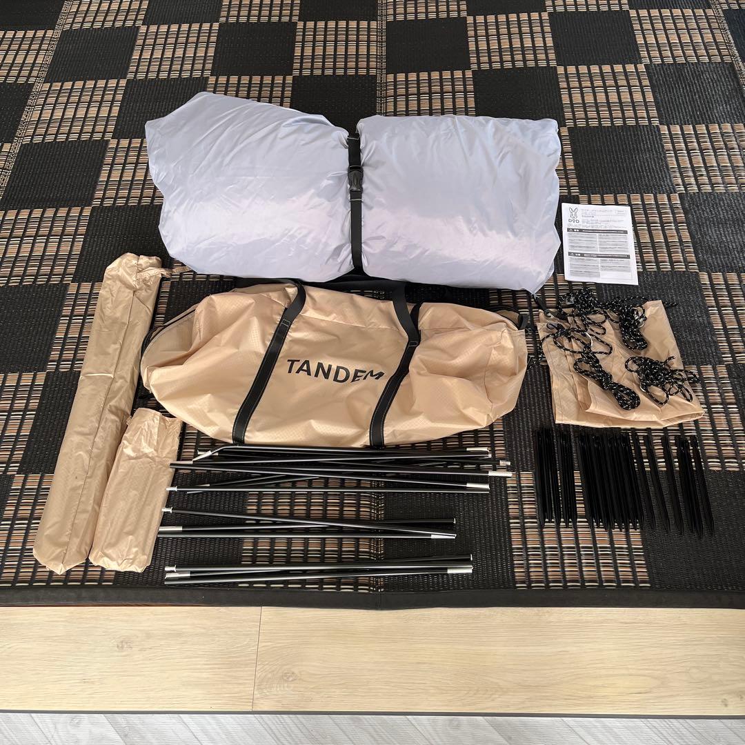 DOD ライダーズタンデムテントT3-485 ベージュ