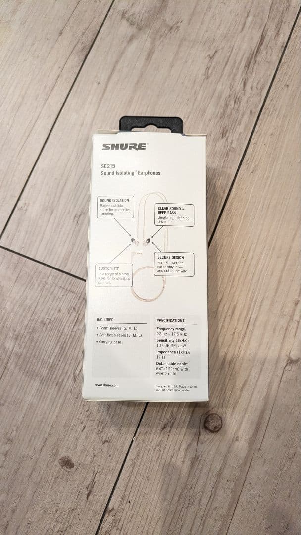 SHURE 215 有線イヤホン