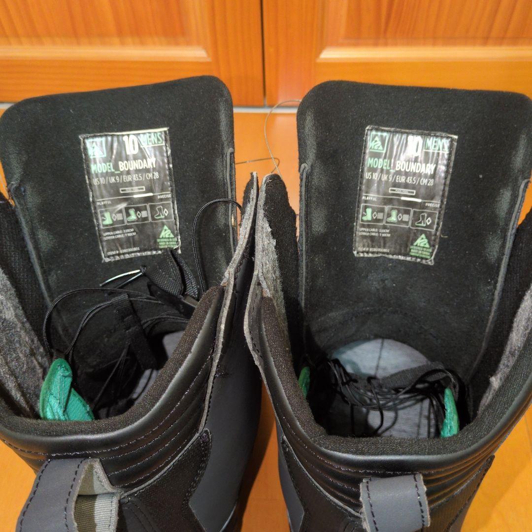 K2 BOUNDARY 28センチ　スノーボードブーツ　ダブルボア