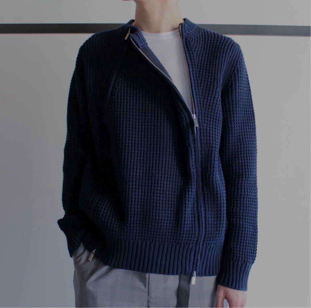 トップス sacai 17ss chunky knit blouson