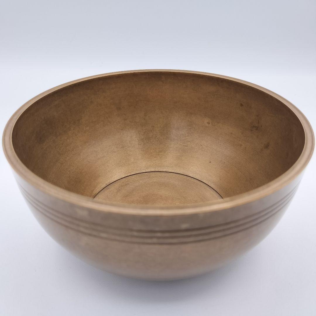 a197 建水　砂張建水　瓔珞　吉羽興兵衛　茶道具　茶道　古物　響銅