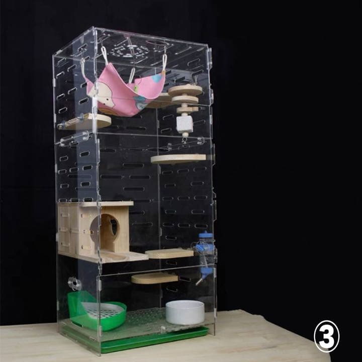 アクリルケージ　ケージ90(41×31×90cm) 小動物用　チンチラ　モモンガ