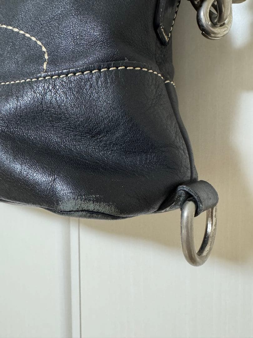 ヴィヴィアンウエストウッド 2way レザー ビッグオーブショルダーバッグ