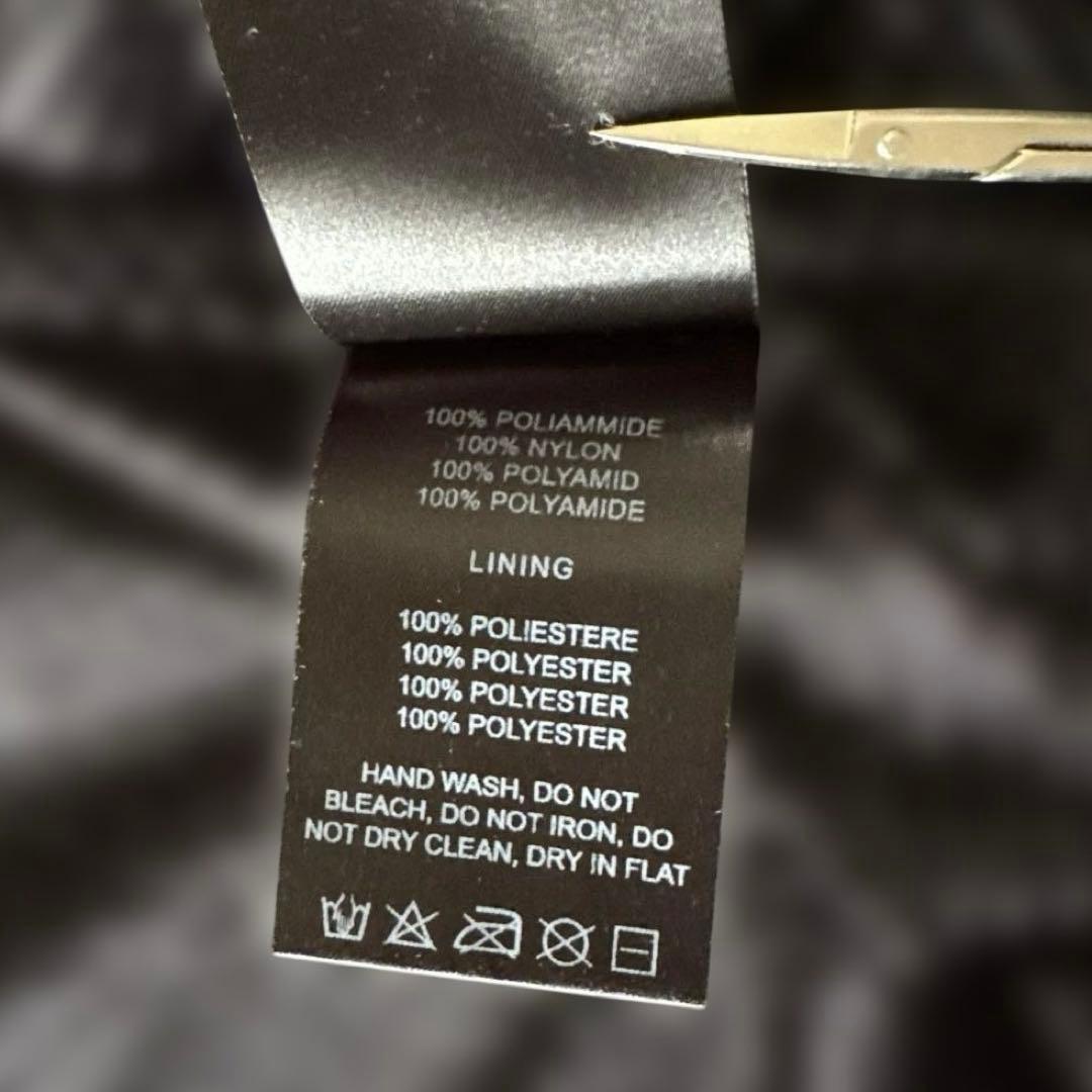 ✨美品✨バーク　ニットダッフルコート　ブラック　フード　秋冬　編み込み　2way