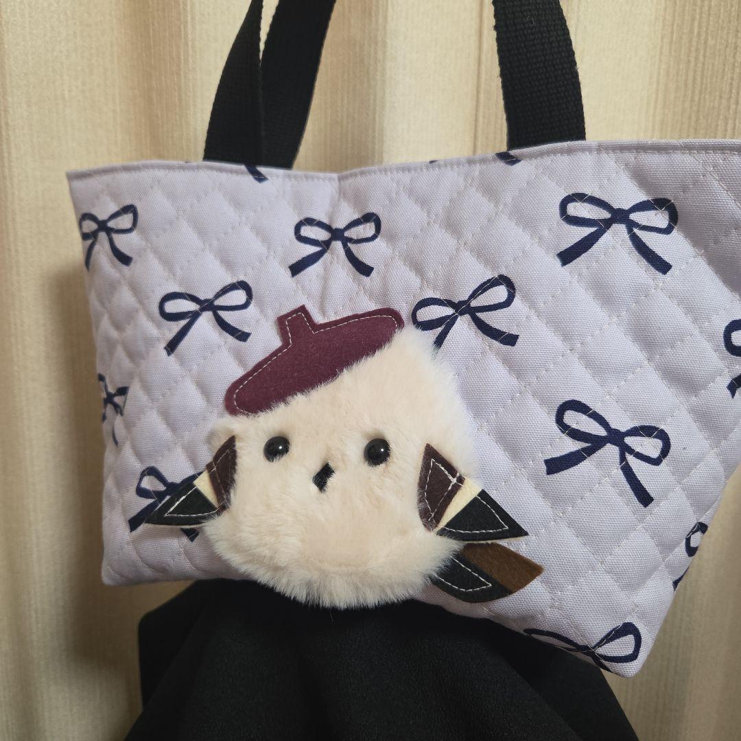 ●むーちゃん●親子もふもふシマエナガ　トートバッグ