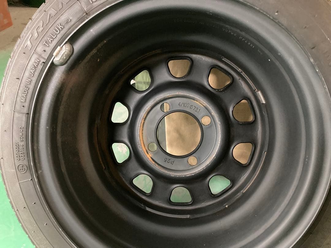 13インチ　7J ＋25 タイヤホイール4本セット