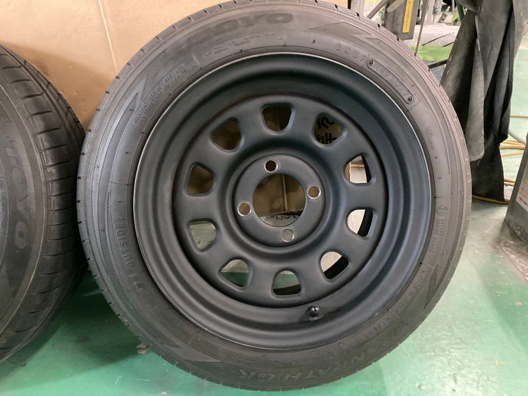 13インチ　7J ＋25 タイヤホイール4本セット