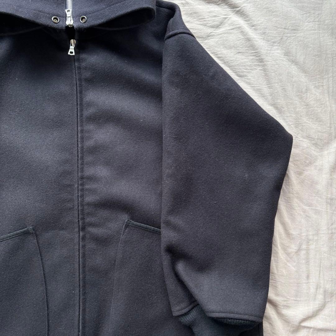 コモリ COMOLI フーデッドコート メルトンコート