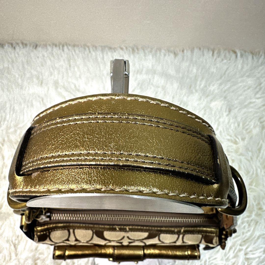 希少・限定版 COACH Signature 2004秋 GOLD SOHO