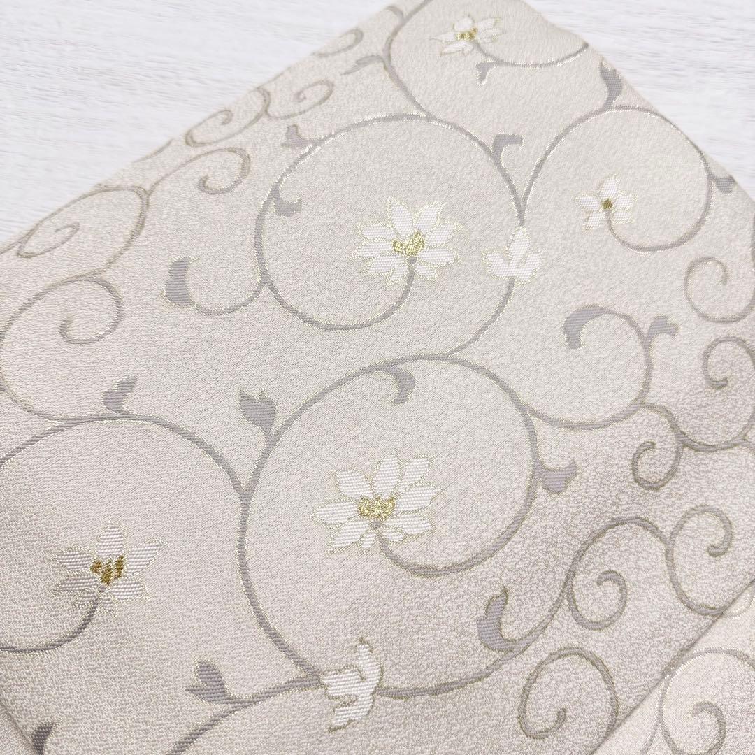 m124 弥栄織物 作り帯 つけ帯 正絹 帯