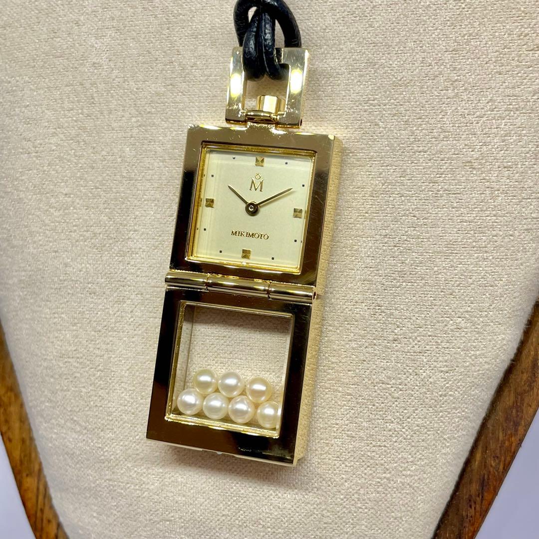 41 MIKIMOTO ミキモト ペンダント 7pパール ゴールド 美品 稼働