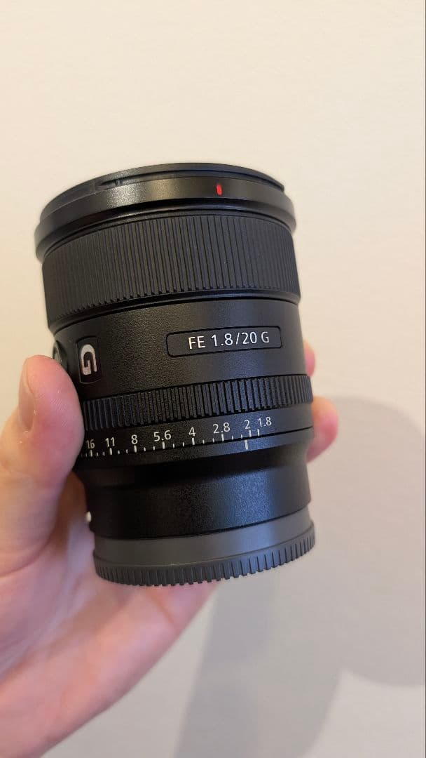 SONY SEL20F18G 20mm F1.8 単焦点広角レンズ