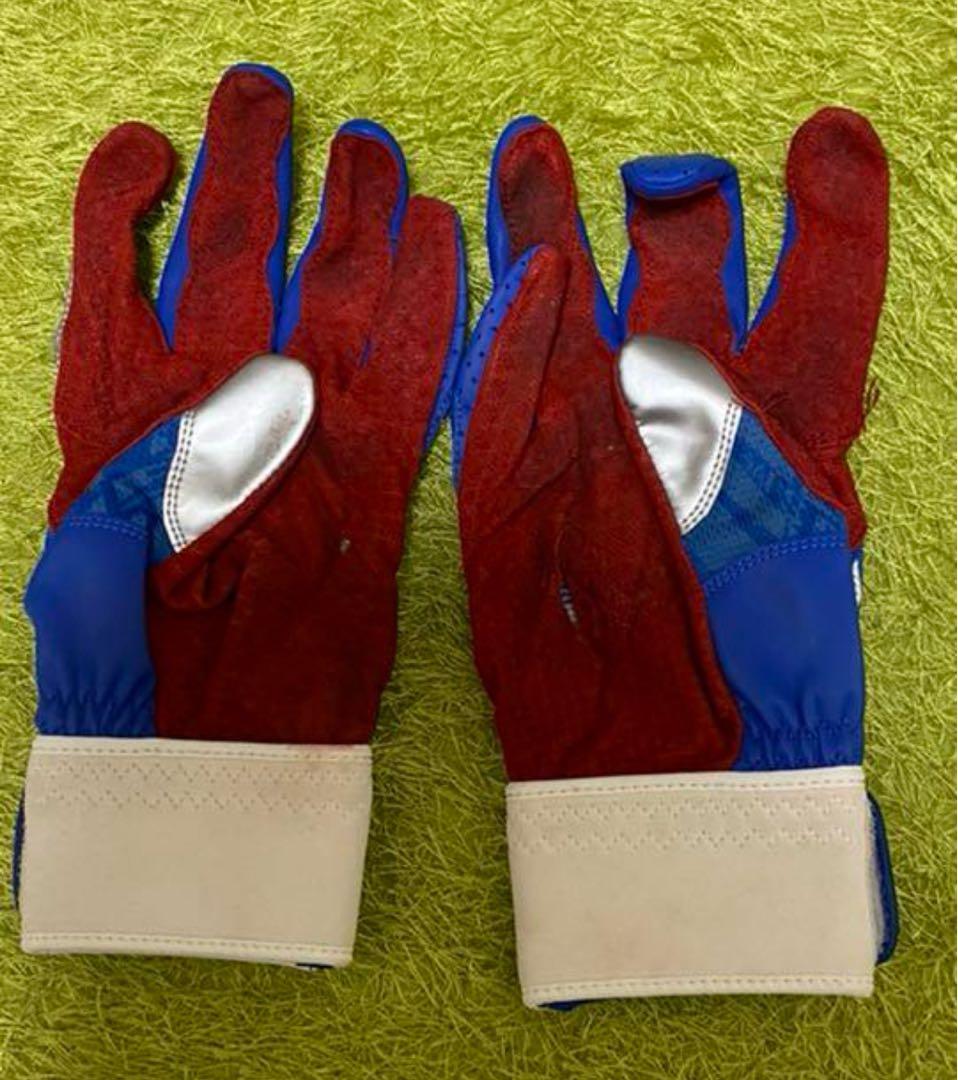 横浜DeNAベイスターズ　筒香選手　実使用バッティンググローブ