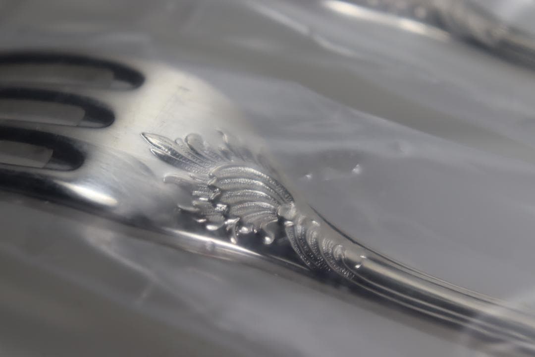 クリストフル■未使用テーブルフォーク２本組■とてもきれい¨¨■大人気のマルリー！