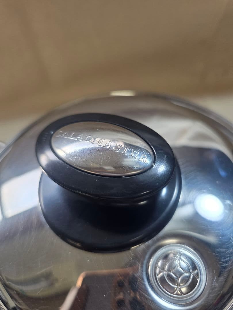 ◇leeds◇SALADMASTER （１コート）ステンレス深型鍋■中古■